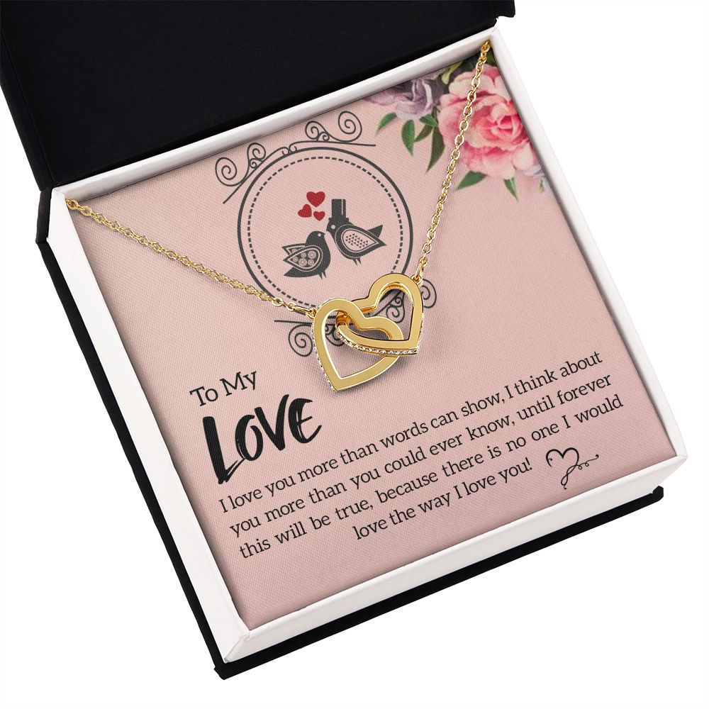 To My Love I Love You More Inseparable Necklace-Express Your Love Gifts