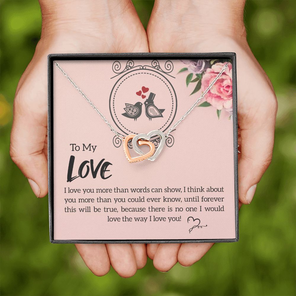To My Love I Love You More Inseparable Necklace-Express Your Love Gifts