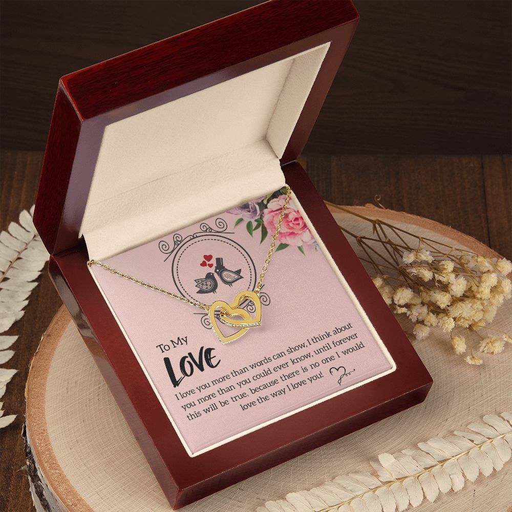 To My Love I Love You More Inseparable Necklace-Express Your Love Gifts