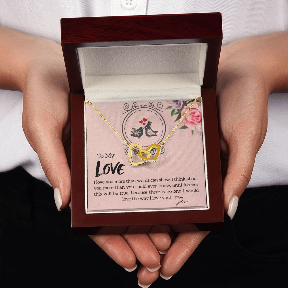 To My Love I Love You More Inseparable Necklace-Express Your Love Gifts