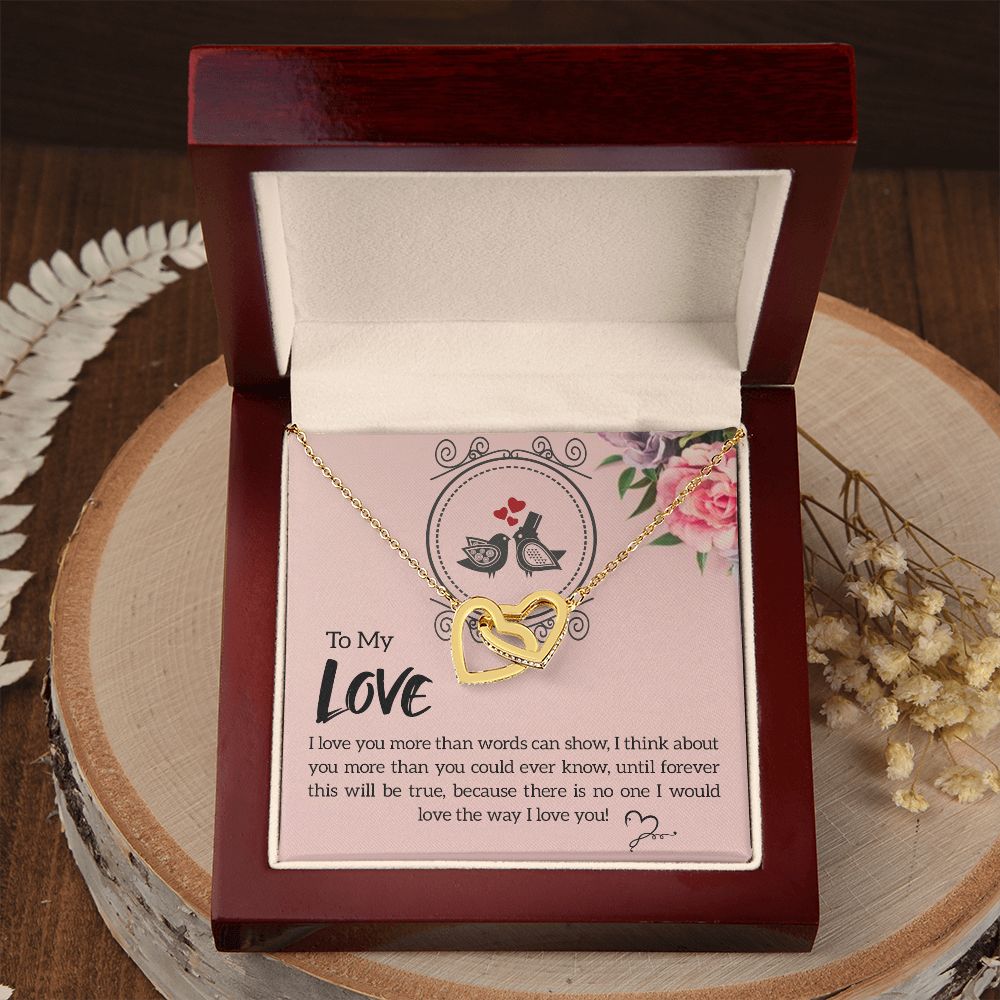 To My Love I Love You More Inseparable Necklace-Express Your Love Gifts