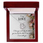 To My Love I Love You Not Only Forever Necklace w Message Card-Express Your Love Gifts