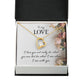 To My Love I Love You Not Only Forever Necklace w Message Card-Express Your Love Gifts