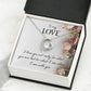 To My Love I Love You Not Only Forever Necklace w Message Card-Express Your Love Gifts