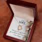 To My Love I Love You Not Only Forever Necklace w Message Card-Express Your Love Gifts