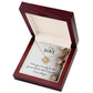 To My Love I Love You Not Only Infinity Knot Necklace Message Card-Express Your Love Gifts