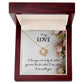 To My Love I Love You Not Only Infinity Knot Necklace Message Card-Express Your Love Gifts