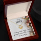 To My Love I Love You Not Only Infinity Knot Necklace Message Card-Express Your Love Gifts