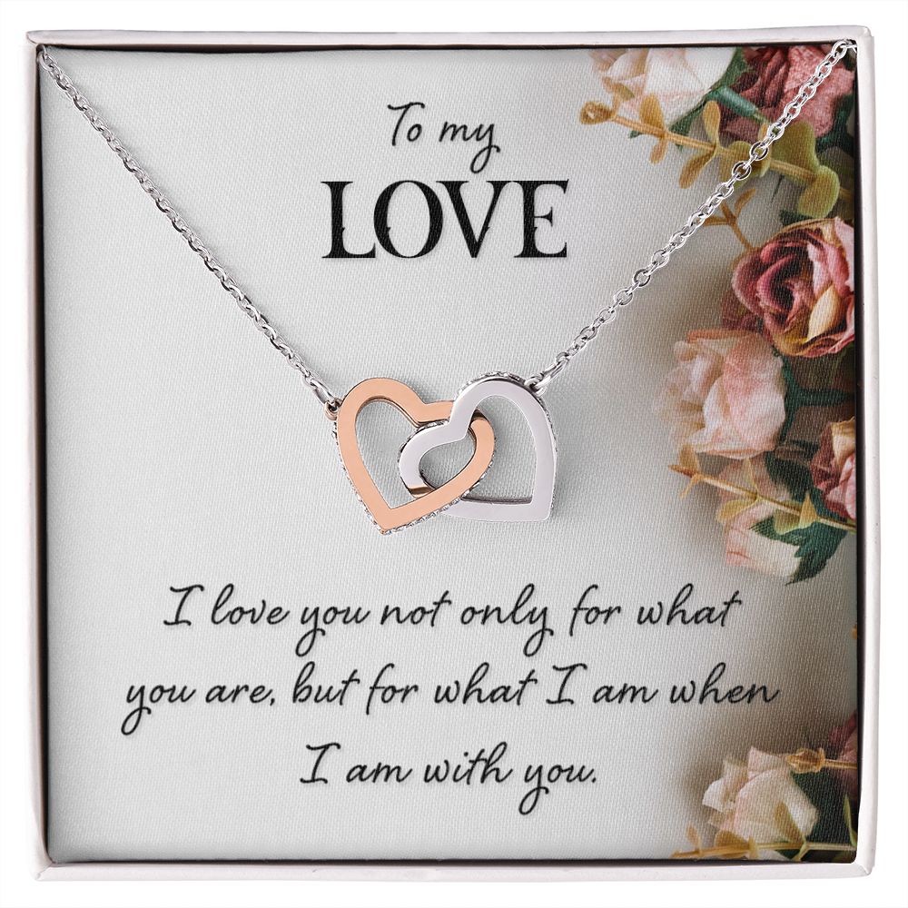 To My Love I Love You Not Only Inseparable Necklace-Express Your Love Gifts