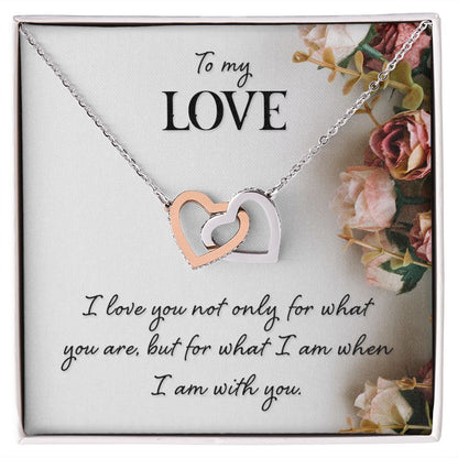 To My Love I Love You Not Only Inseparable Necklace-Express Your Love Gifts