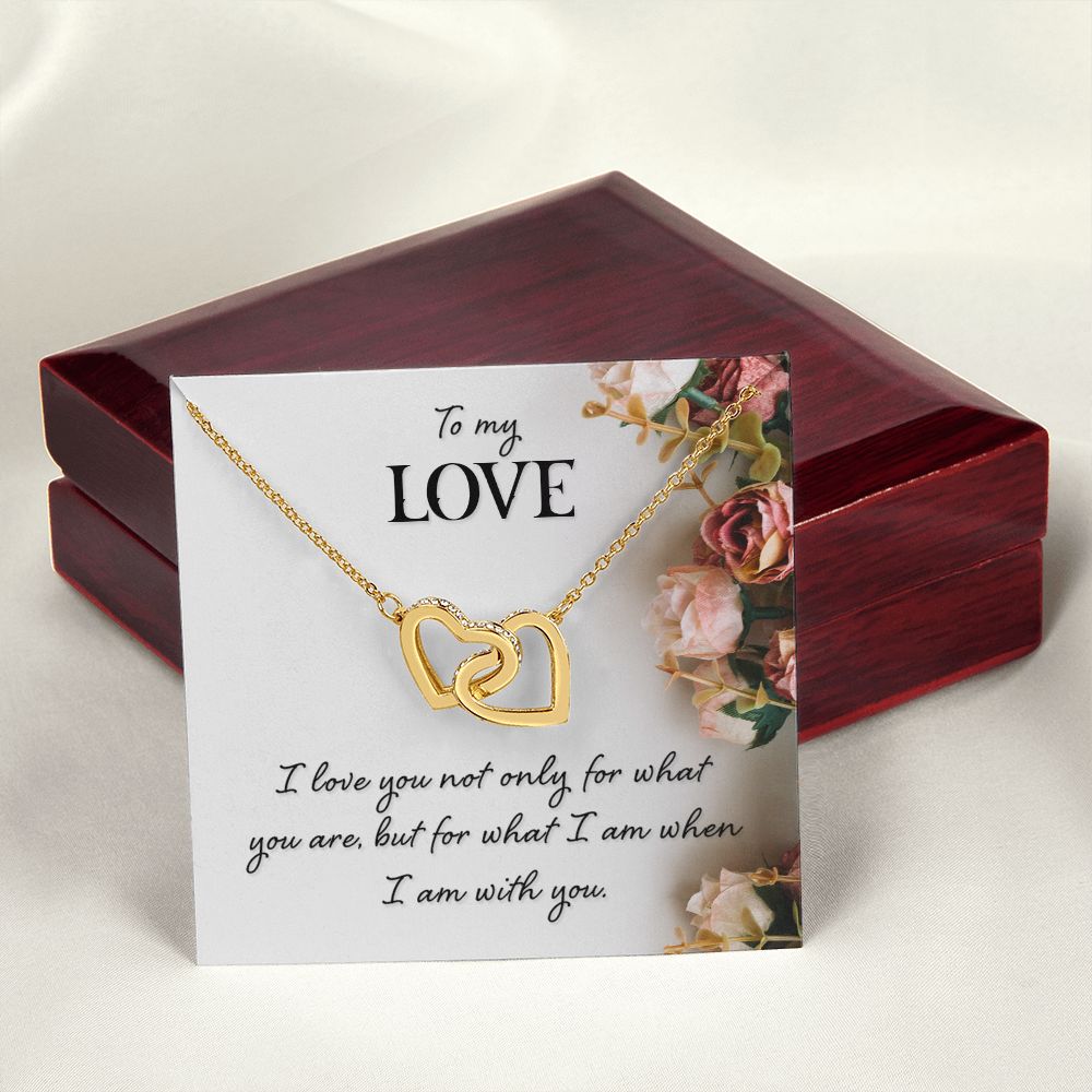 To My Love I Love You Not Only Inseparable Necklace-Express Your Love Gifts