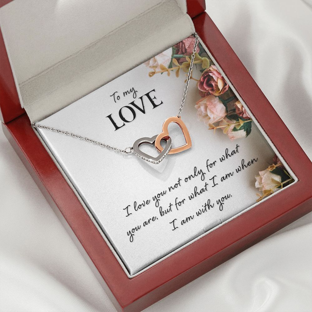 To My Love I Love You Not Only Inseparable Necklace-Express Your Love Gifts