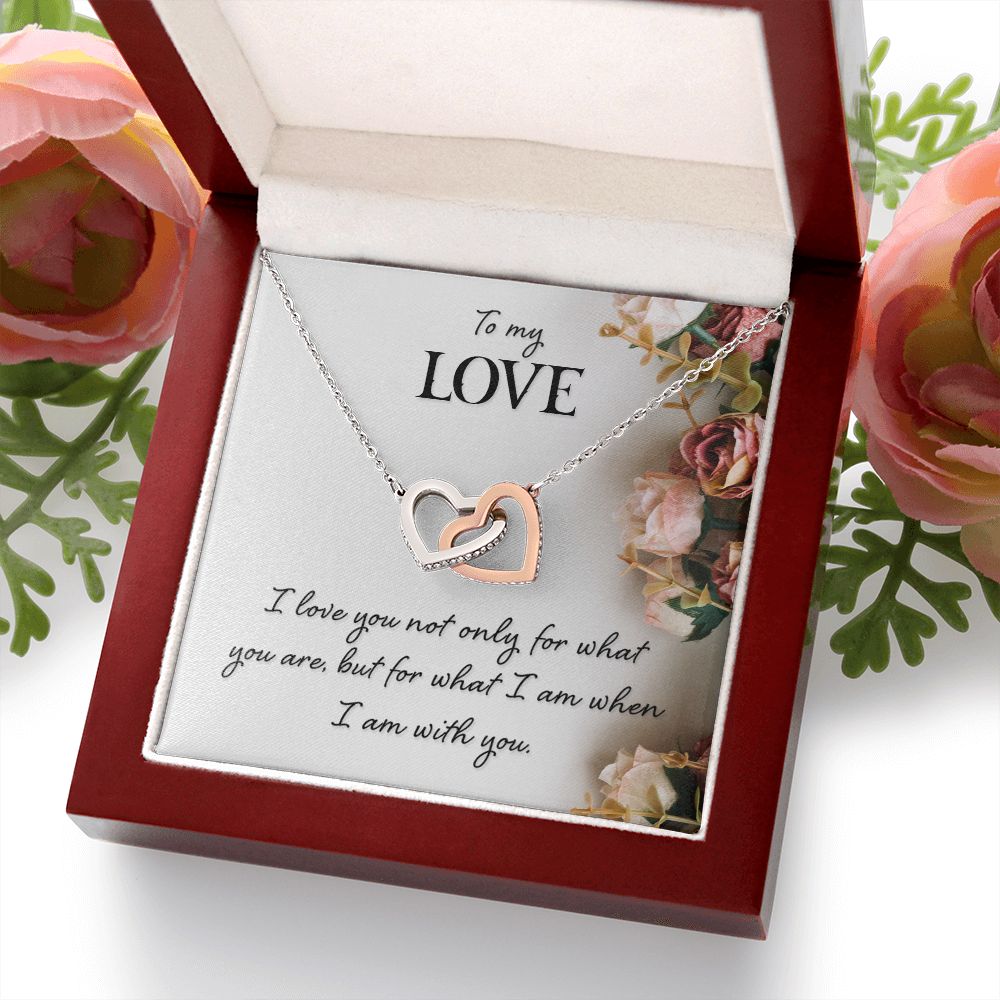 To My Love I Love You Not Only Inseparable Necklace-Express Your Love Gifts
