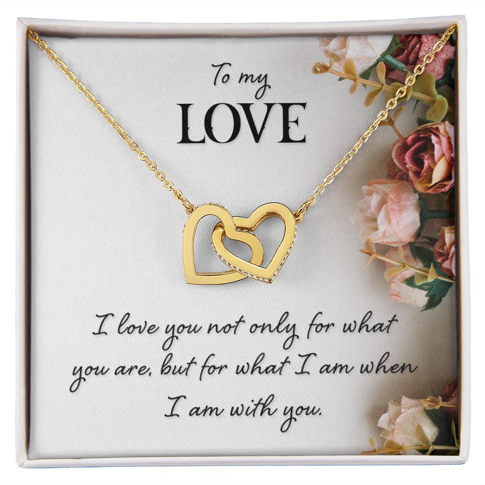 To My Love I Love You Not Only Inseparable Necklace-Express Your Love Gifts