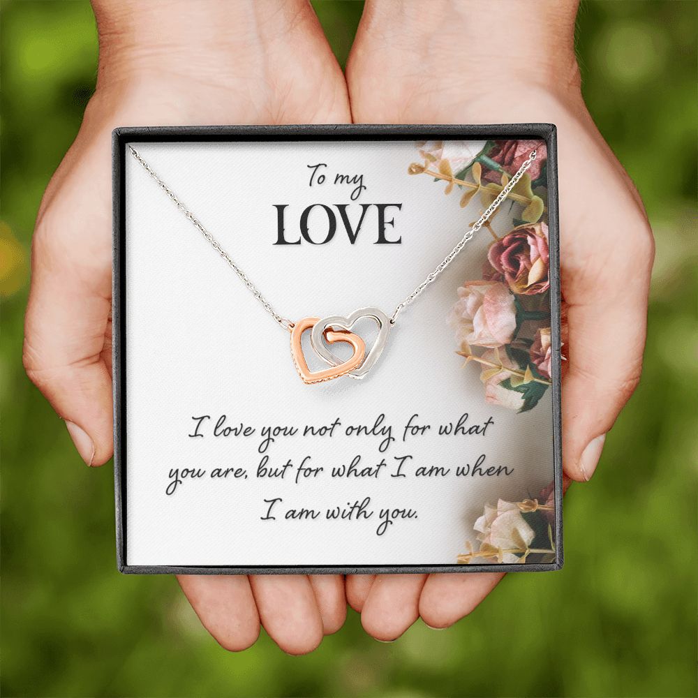 To My Love I Love You Not Only Inseparable Necklace-Express Your Love Gifts