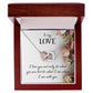 To My Love I Love You Not Only Inseparable Necklace-Express Your Love Gifts