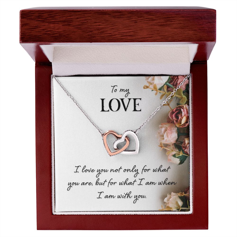 To My Love I Love You Not Only Inseparable Necklace-Express Your Love Gifts