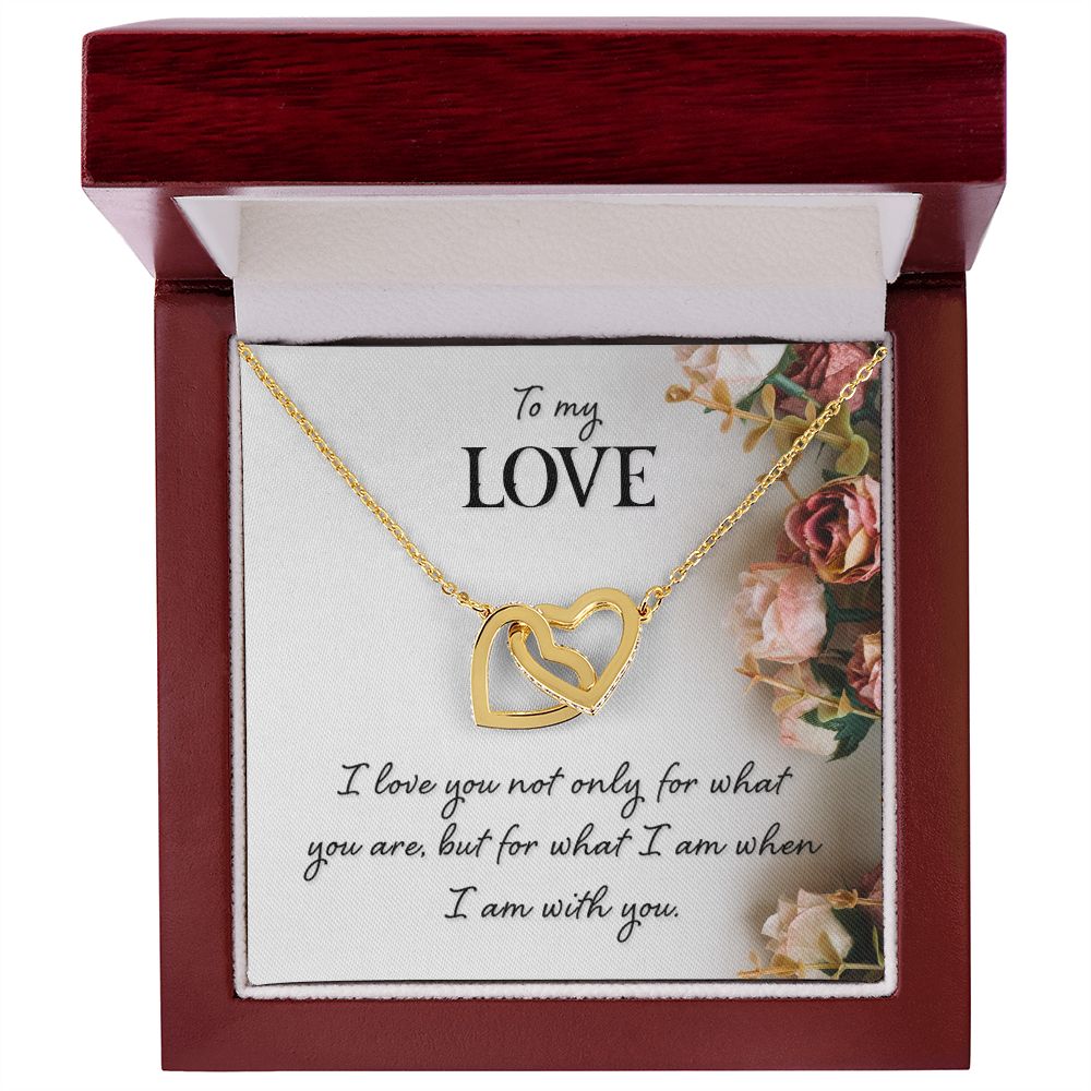To My Love I Love You Not Only Inseparable Necklace-Express Your Love Gifts