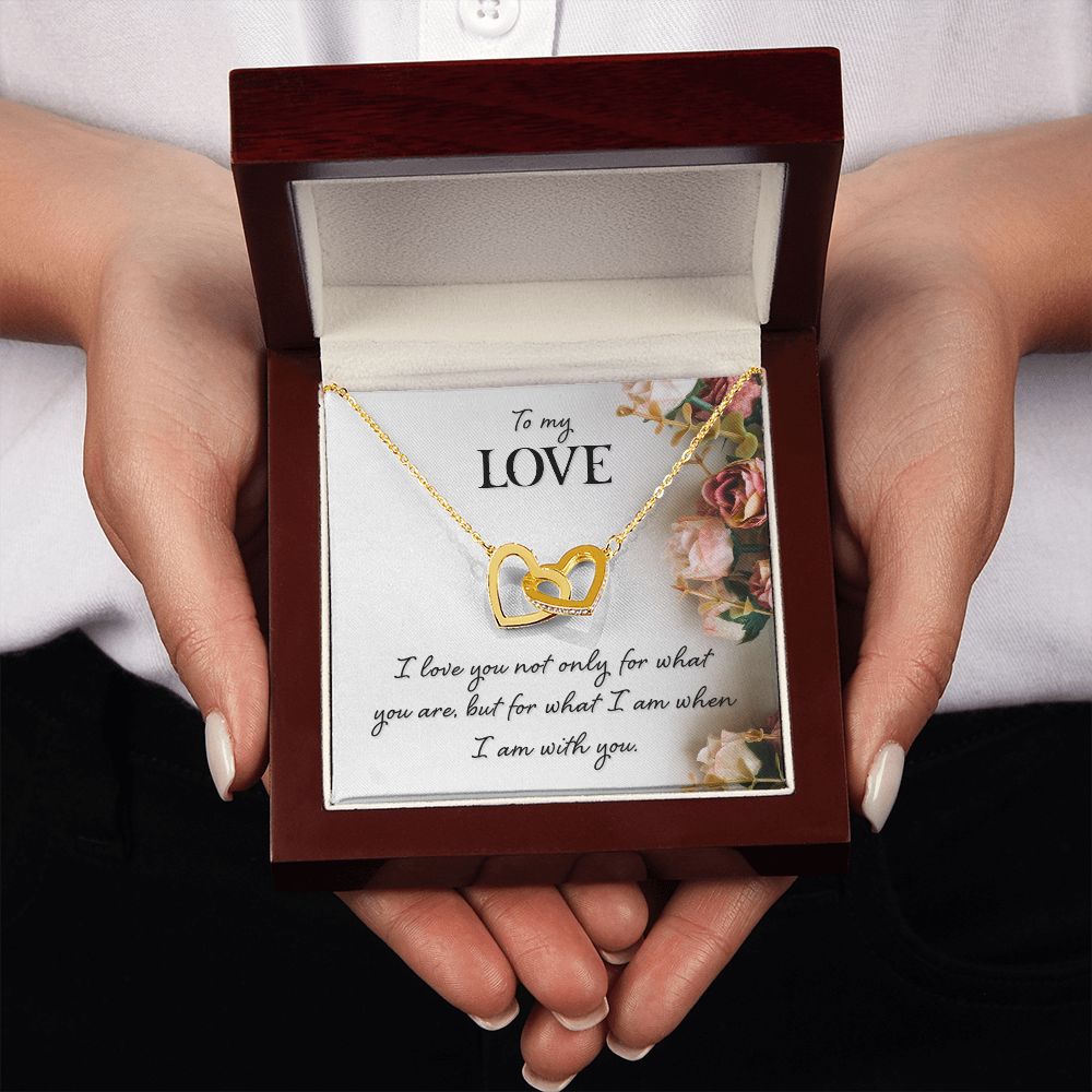 To My Love I Love You Not Only Inseparable Necklace-Express Your Love Gifts
