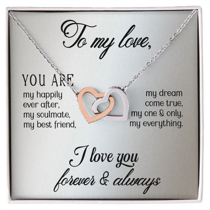 To My Love Inseparable Necklace-Express Your Love Gifts