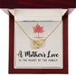 To My Mom A Mothers Love is The Heart of The Family Inseparable Necklace-Express Your Love Gifts