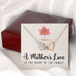 To My Mom A Mothers Love is The Heart of The Family Inseparable Necklace-Express Your Love Gifts