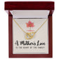 To My Mom A Mothers Love is The Heart of The Family Inseparable Necklace-Express Your Love Gifts