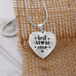 To My Mom Best Mom Ever Necklace Stainless Steel or 18k Gold Heart 18-22"-Express Your Love Gifts