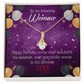 To My Mom Birthday Card Best in Universe Alluring Ribbon Necklace Message Card-Express Your Love Gifts