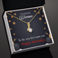 To My Mom Birthday Card Best Mom Ever Alluring Ribbon Necklace Message Card-Express Your Love Gifts