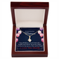 To My Mom Birthday Card Mom and Best Friend Alluring Ribbon Necklace Message Card-Express Your Love Gifts