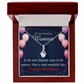To My Mom Birthday Card Most Fantastic Mom Alluring Ribbon Necklace Message Card-Express Your Love Gifts