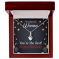 To My Mom Birthday Card The Best Mom Alluring Ribbon Necklace Message Card-Express Your Love Gifts