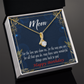 To My Mom Birthday Card Wonderful Things Alluring Ribbon Necklace Message Card-Express Your Love Gifts