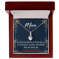 To My Mom Birthday Card Wonderful Things Alluring Ribbon Necklace Message Card-Express Your Love Gifts