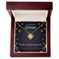 To My Mom Birthday Message Best Mom Ever Infinity Knot Necklace Message Card-Express Your Love Gifts