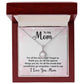 To My Mom For All The Times Eternal Hope Necklace Message Card-Express Your Love Gifts