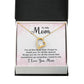 To My Mom For All The Times Forever Necklace w Message Card-Express Your Love Gifts