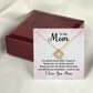 To My Mom For All The Times Infinity Knot Necklace Message Card-Express Your Love Gifts