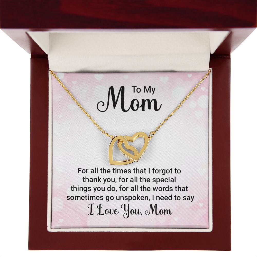 To My Mom For All The Times Inseparable Necklace-Express Your Love Gifts
