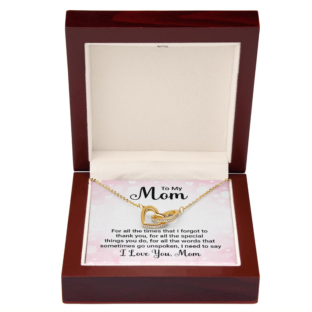 To My Mom For All The Times Inseparable Necklace-Express Your Love Gifts