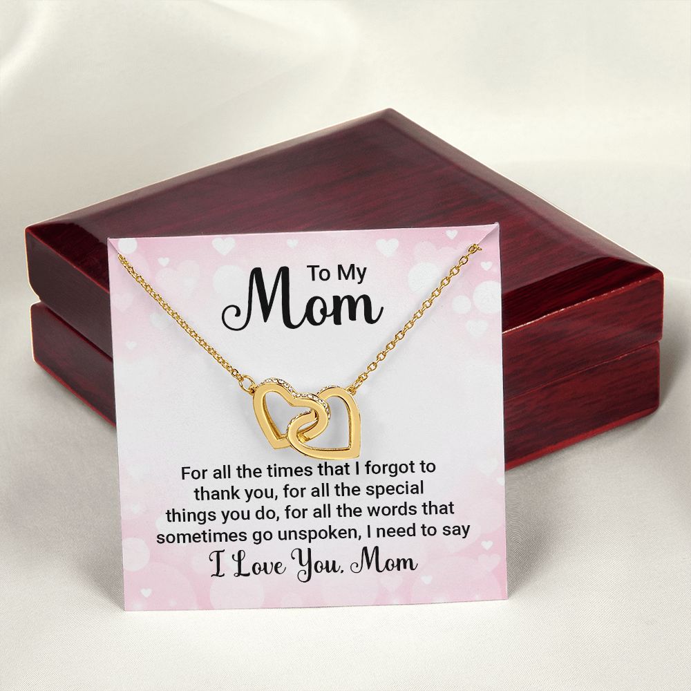 To My Mom For All The Times Inseparable Necklace-Express Your Love Gifts