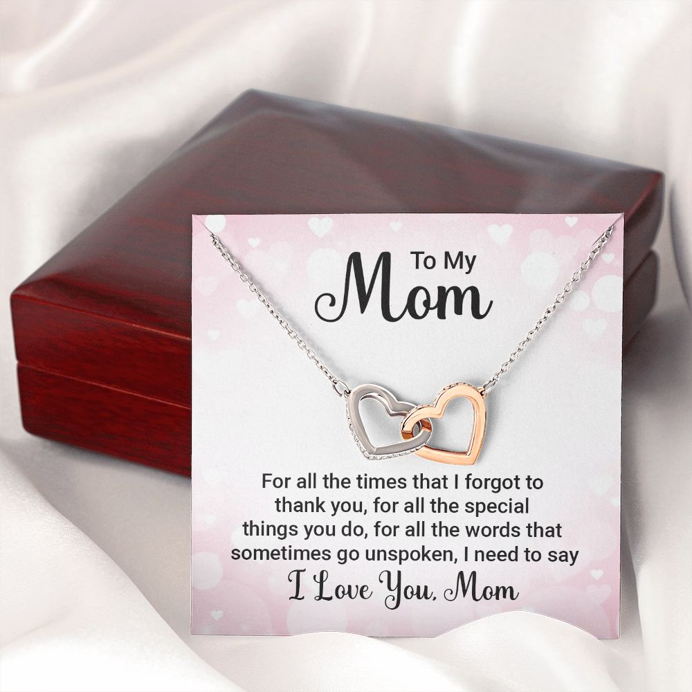 To My Mom For All The Times Inseparable Necklace-Express Your Love Gifts