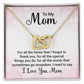 To My Mom For All The Times Inseparable Necklace-Express Your Love Gifts