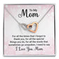 To My Mom For All The Times Inseparable Necklace-Express Your Love Gifts