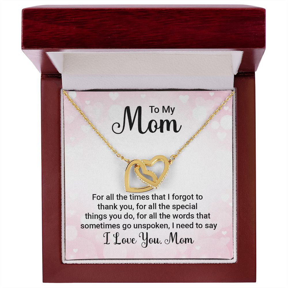 To My Mom For All The Times Inseparable Necklace-Express Your Love Gifts