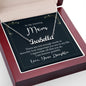 To My Mom Forever Grateful Daughter Custom Name Necklace-Express Your Love Gifts