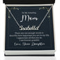 To My Mom Forever Grateful Daughter Custom Name Necklace-Express Your Love Gifts