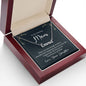 To My Mom Forever Grateful Daughter Custom Name Necklace-Express Your Love Gifts