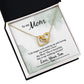 To My Mom Life Began With Walking Up Inseparable Necklace-Express Your Love Gifts